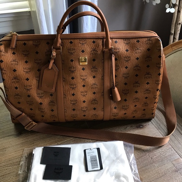 NWT MCM XL Duffle Bag - Picture 1 of 7
